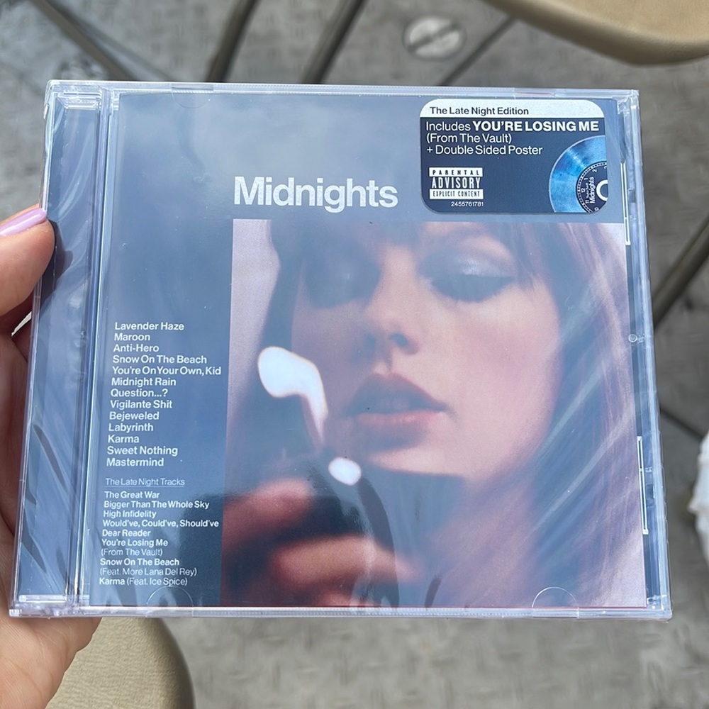 Taylor Swift Midnights CD ft Late Night Edition